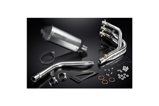 Sistema di scarico completo per Daytona 675 675R 09-12 260Mm Titanium X-Oval Silenziatore 3-1 Completo