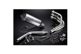 Sistema di scarico completo per Daytona 675 675R 09-12 260Mm Titanium X-Oval Silenziatore 3-1 Completo