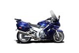 Sistema di scarico completo silenziatori in acciaio inossidabile 320mm tri bsau yamaha fjr1300 2006 2020