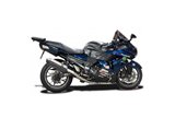 Komplette Abgasanlage Edelstahl-Schalldämpfer 320 mm Tri-Bsau Yamaha FJR1300 2001 2005