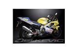 Sistema di scarico completo per Honda Cbr600Fs Sport 2001-03 4-1 320mm Tri-Ovale Stainless Silenziatore