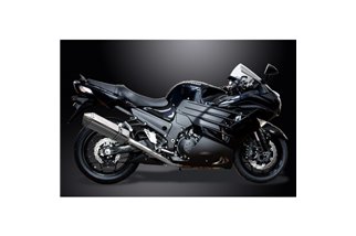 Sistema di scarico completo per Kawasaki Zzr1400 12-20 4-2 320mm Inox Tri Bsau Silenziatori