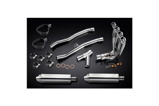 Complete Exhaust System for Kawasaki Zzr1400 08-11 4-2 Mufflers 320mm Stainless Tri Bsau