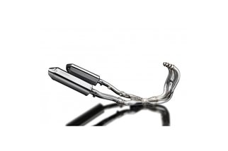 Complete exhaust system for Kawasaki Zzr400/600 1990-2009 4-2 320mm Stainless steel silencers