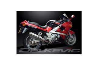 Complete exhaust system for Kawasaki Zzr400/600 1990-2009 4-2 320mm Stainless steel silencers