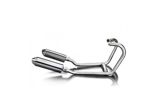 Complete exhaust system for 1200 Thruxton R/Rs 16-22 Tri-Oval 320mm R/H Stainless Steel Muffler 2-2