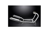 Complete exhaust system for 1200 Thruxton R/Rs 16-22 Tri-Oval 320mm R/H Stainless Steel Muffler 2-2