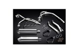 Sistema di scarico completo per Yamaha Xj600 Diversion 1992-04 Silenziatori 320mm Stainless Tri Bsau