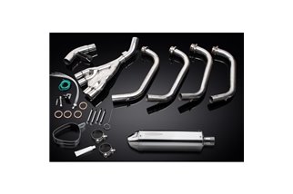 Sistema di scarico completo per Yamaha Xj600 Diversion 92-04 Full 4-1 320mm Stainless Tri Bri Silencer