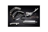 Sistema di scarico completo per Yamaha Fzs600 Fazer 98-03 Silenziatore Tri Bsau Inox 320mm