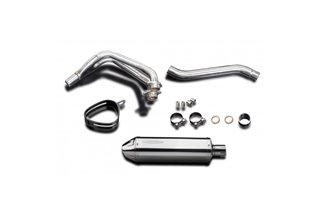 Sistema di scarico completo silenziatore in acciaio inossidabile 320mm suzuki gsf600 bandit 1995 2005