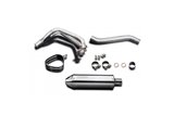 Sistema di scarico completo silenziatore in acciaio inossidabile 320mm suzuki gsf600 bandit 1995 2005