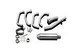 Complete exhaust system stainless steel silencer 320mm suzuki gsx650f 2007 2016