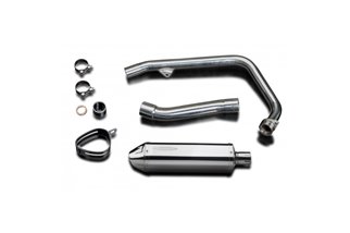 Full exhaust system stainless steel muffler 320mm honda cb500 sport 1994 2003