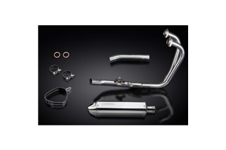 Système d'échappement complet pour Honda Cbf500-A-Abs 2004-08, triple silencieux en acier inoxydable, 320mm