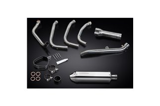 Full Exhaust System For Honda Cb1100Sf X11 1999-02 Full 4-1 320mm Stainless Tri Bsau Silencer