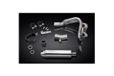 Sistema di scarico completo per Kawasaki Er6N Er6F 2006-11 320mm Stainless Tri Silencer