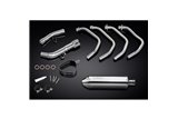 Sistema di scarico completo per Suzuki Gsf650 Bandit 07-14 320mm Stainless Tri Bsau Silenziatore