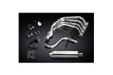 Komplette Abgasanlage für Yamaha Xj6 Diversion 09–18, 320 mm Edelstahl-Tri-Schalldämpfer