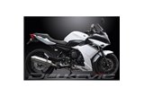 Système d'échappement complet pour Yamaha Xj6 Diversion 09-18, triple silencieux en acier inoxydable, 320mm