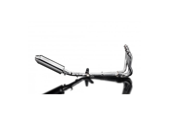 Complete exhaust system 320mm stainless steel silencer kawasaki klz1000 versys 2010 2014