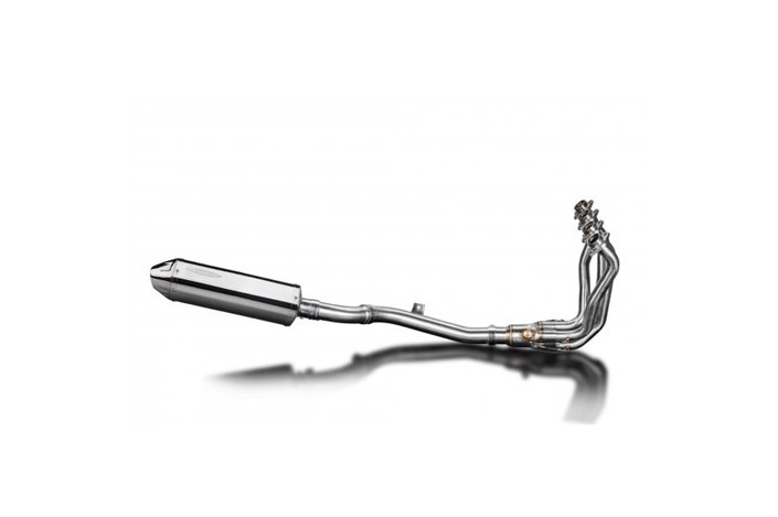 Full exhaust system 320mm stainless steel tri bsau kawasaki zzr1400 2008 2011