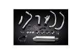 Full Exhaust System for Kawasaki Versys-X 300 17-21 2-1 Carbon Round Muffler 200mm