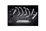 Sistema di scarico completo per Kawasaki Klz1000 Versys 2015-18 320mm Stainless Bsau Silenziatore