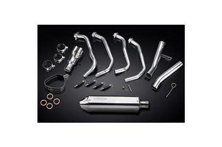 Complete Exhaust System for Kawasaki Versys 1000 10-14 Full 4-1 320mm Stainless Steel Bsau Muffler