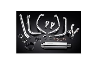 Sistema di scarico completo per Suzuki Gsx1300R Hayabusa 08-20 4-1 320mm Stainless Tri Silencer