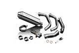 Système Complet D'Échappement pour Honda Cmx500 Cmx300 Rebel 2017-23 2-1 320Mm Tri-Ovale Inoxydable Silencieux