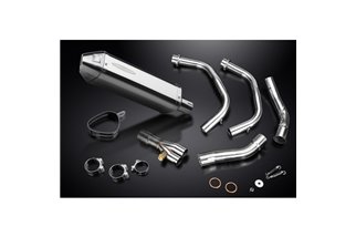 Système Complet D'Échappement pour Honda Cmx500 Cmx300 Rebel 2017-23 2-1 320Mm Tri-Ovale Inoxydable Silencieux