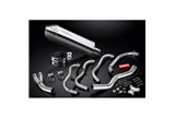 Komplette Auspuffanlage für Kawasaki Zzr600 D/E Zzr400 K/N 90-09 4-1 Tri-Oval 320 mm Edelstahlrohr