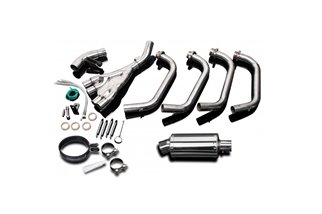 Sistema di scarico completo 225 mm in acciaio ovale honda CBR1100XX Blackbird