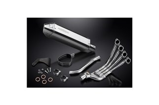 Full Exhaust System for Honda Cb650R Cb650R 2019-2021 4-1 320mm Tri-Oval Stainless Muffler