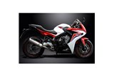 Système d'échappement complet pour Honda Cbr650F Cb650F 2014-2018 4-1 343mm X-Oval silencieux en acier inoxydable