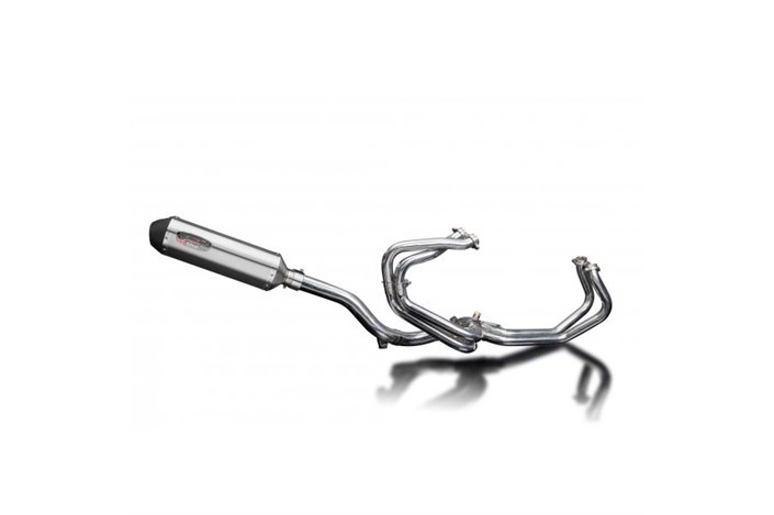 Full Exhaust System for Honda Vfr800 Fi 1997-02 4-1 343mm X-Oval Stainless Muffler