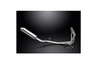 Système d'échappement complet pour Kawasaki Z900 A2 Djf Djk 18-20, silencieux Tri-ovale en acier inoxydable, 320mm