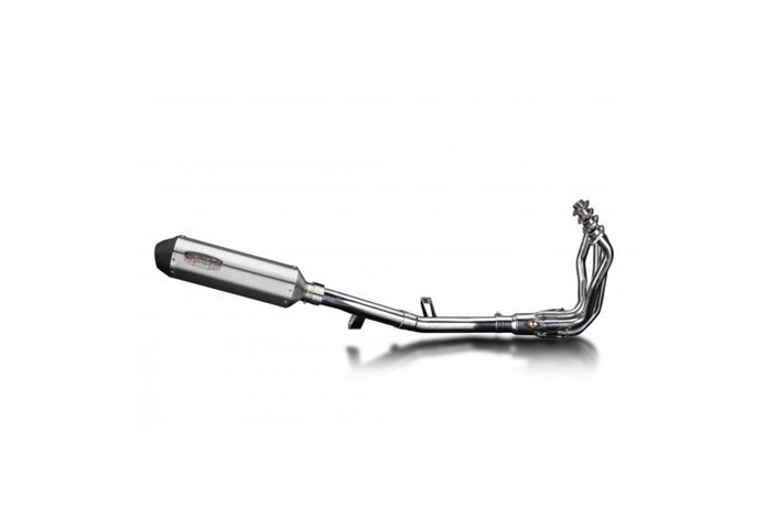 Full Exhaust System for Kawasaki Klz1000 Versys 2015-18 4-1 343mm X-Oval Stainless Silencer