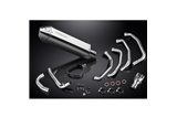 Sistema di scarico completo per Kawasaki Zzr1100 1990-2001 4-1 320mm Inox Tri Bsau Silenziatori