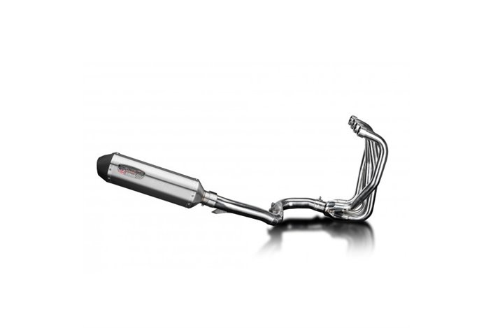 Full Exhaust System for Kawasaki Zzr1100 Gpz1100 1990-01 4-1 343mm X-Oval Stainless Silener