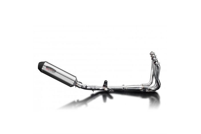 Sistema di scarico completo per Suzuki Gsx-S1000F 15-20 4-1 343mm X-Ovale Stainless Silenziatore