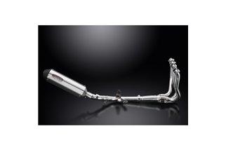 Sistema di scarico completo per Suzuki Gsx-S1000F 15-20 4-1 343mm X-Ovale Stainless Silenziatore