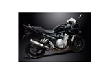 Komplette Abgasanlage für Suzuki Gsf1250 Bandit 07–16 4–1 343 mm X-Oval Edelstahl-Schalldämpfer