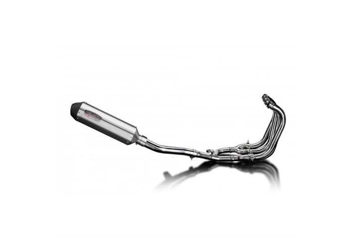 Sistema di scarico completo per Suzuki Gsx1400 2006-2007 4-1 343mm X-Ovale Stainless Silenziatore Can