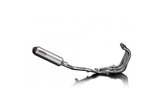 Full Exhaust System for Suzuki Gsx1400 2006-2007 4-1 343mm X-Oval Stainless Muffler Can