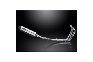 Full Exhaust System for Suzuki Gsf1200 Bandit 1995-2007 4-1 343mm X-Oval Stainless Silencer