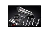 Sistema di scarico completo per Yamaha Fz1 Fz1S Fazer 2006-2015 4-1 343mm X-Ovale Stainless