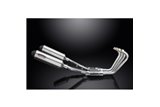 Complete Exhaust System for Xjr1300 2004-2006 / XOvale 343mm (13.5 Inch) R/H + L/H Mufflers 4-2 Brush 304 Stainl