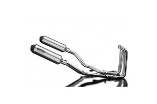 Sistema di scarico completo per Yamaha Fjr1300 2001-2005 343mm X-Ovale Stainless Silenziatori